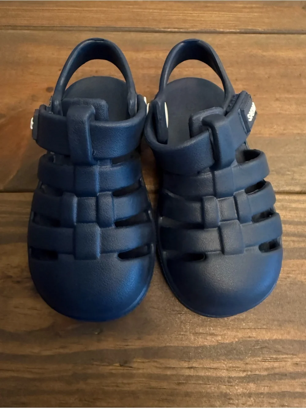 Sperry Kids Navy Sandal Clogs with Back Strap